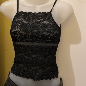 Woman’s lace see through blouse